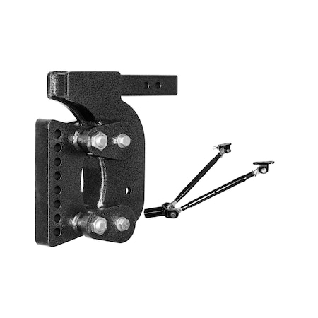Gen-Y Hitch Torsion-Flex, 2" Shank W/ 2" Bar For Weight Distribution & Stabilizer GH-1402